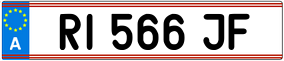 Truck License Plate